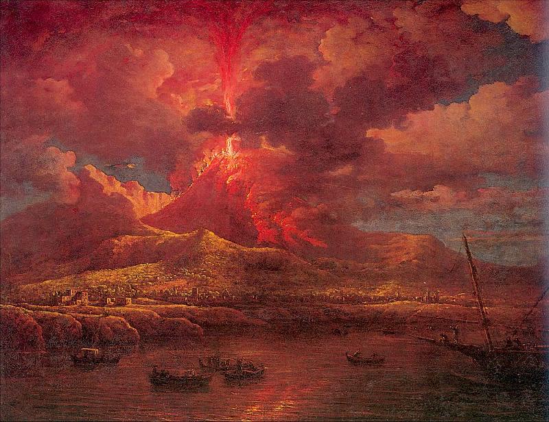 Marlow, William Vesuvius Erupting at Night